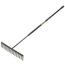 Rake Steel Handle Asphalt // Tarmac Flat Teeth 762583 | Garden Tools ...